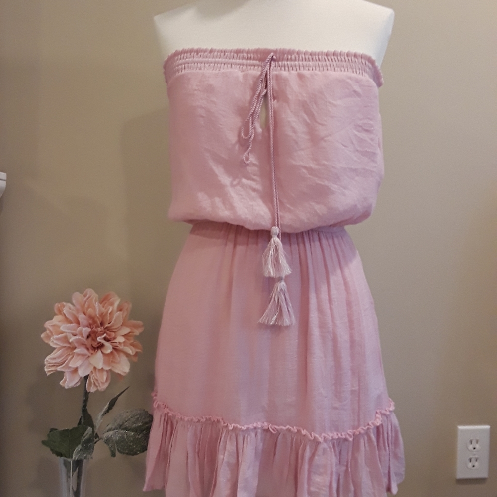 SUGAR & CREAM NWT Boho Dress Keyhole Front